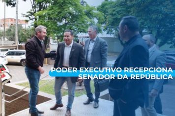 Poder Executivo recepciona senador da República