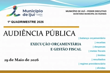 Audiência Pública de Prestação de Contas em Ijuí