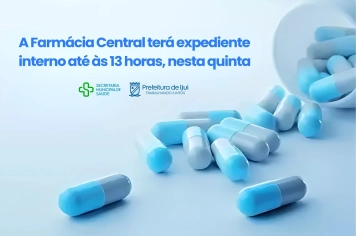 ATENÇÂO - Farmácia Central estará fechada na quinta pela manhã