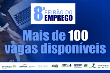 8º Feirão do Emprego oferta mais de 100 vagas