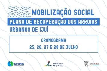 Secretaria de Meio Ambiente realiza Plano de Recuperação de Arroios