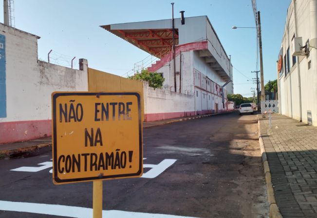 Atenção: Mudança de sentido de fluxo em ruas centrais