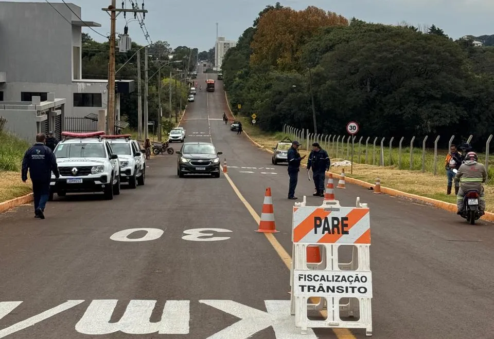 Smodutran e Coordenadoria de Trânsito realizam blitz educativa e de fiscalização em Ijuí