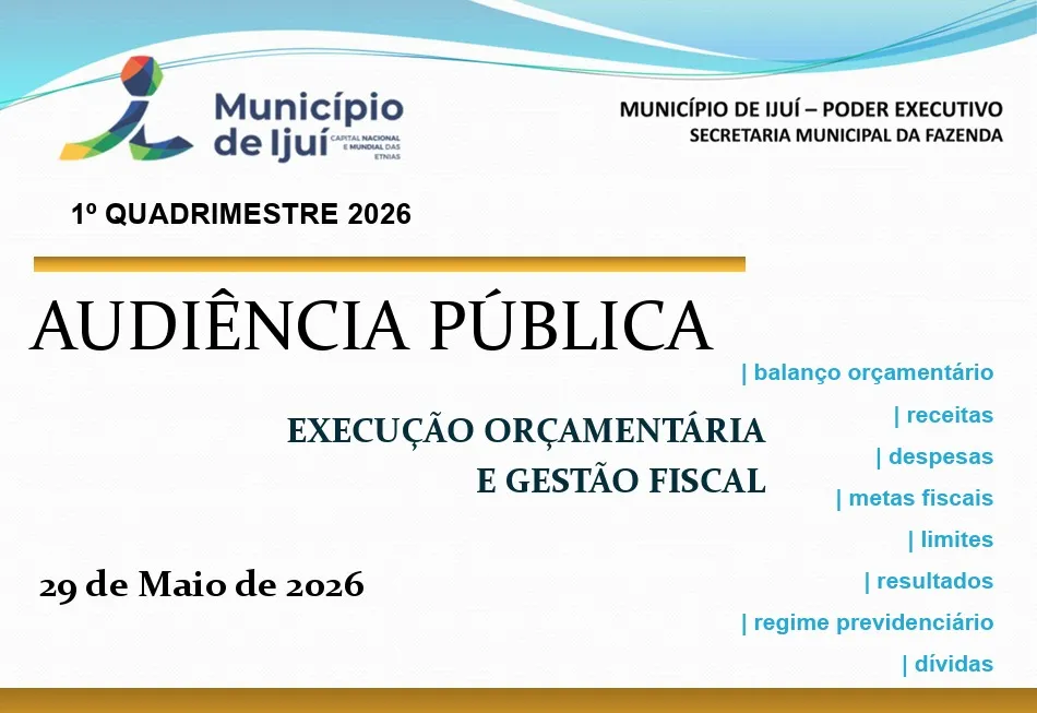 Audiência Pública de Prestação de Contas em Ijuí