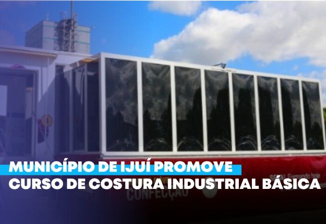 Município de Ijuí promove curso de Costura Industrial Básica