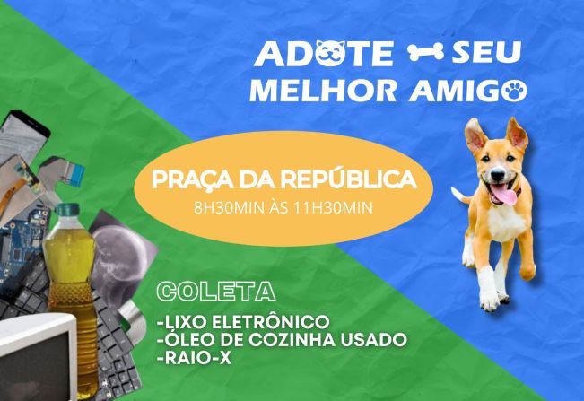 Sábado terá Feira de Adoção e Recolhimento de Lixo Eletrônico 