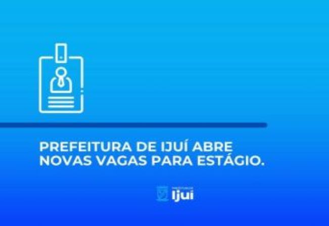 Inscrições para estágio na prefeitura seguem até dia 10 de abril