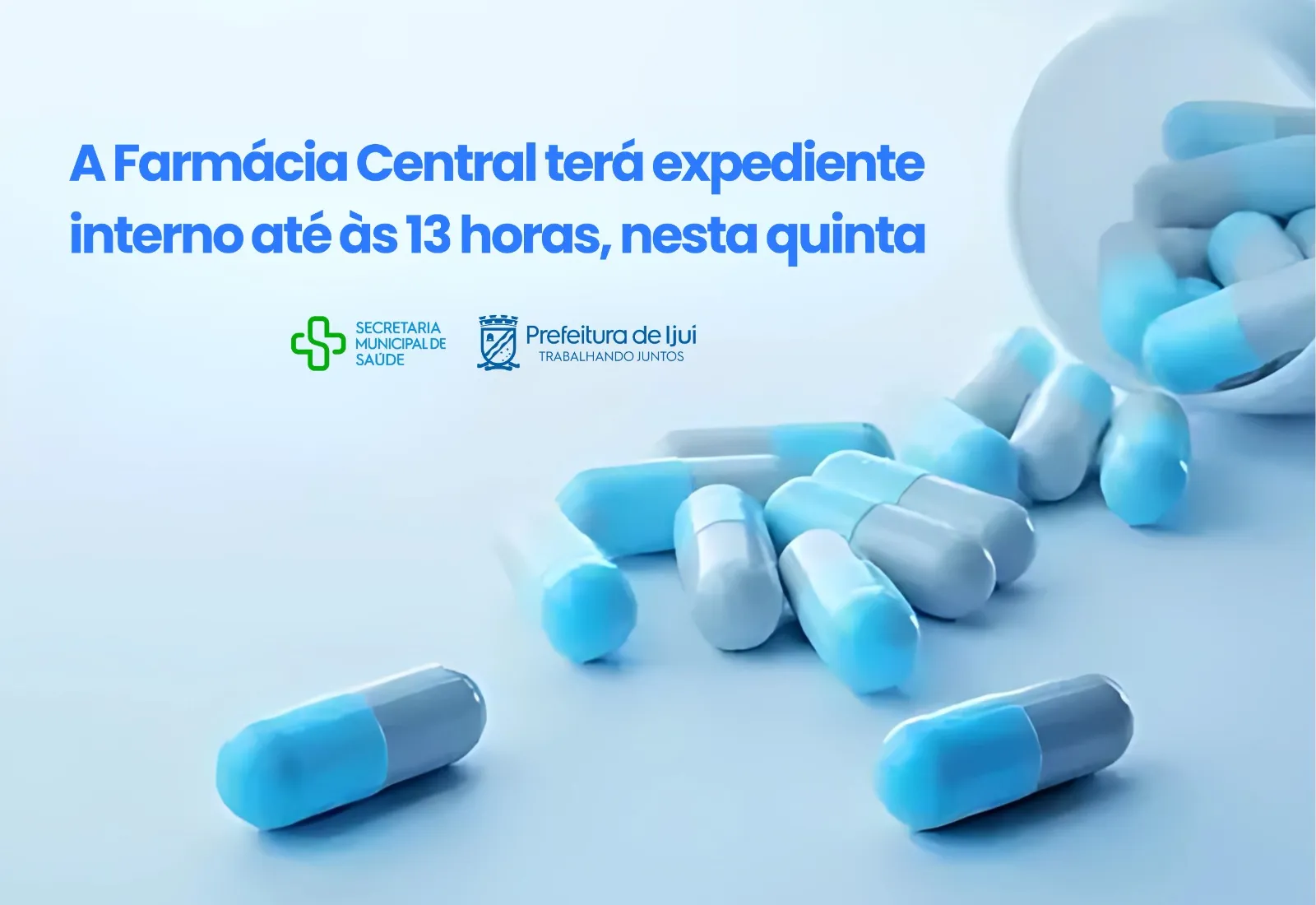 ATENÇÂO - Farmácia Central estará fechada na quinta pela manhã