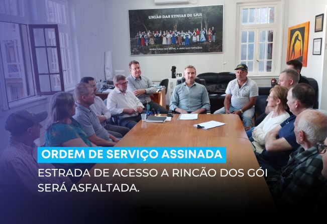 Ordem de serviço assinada