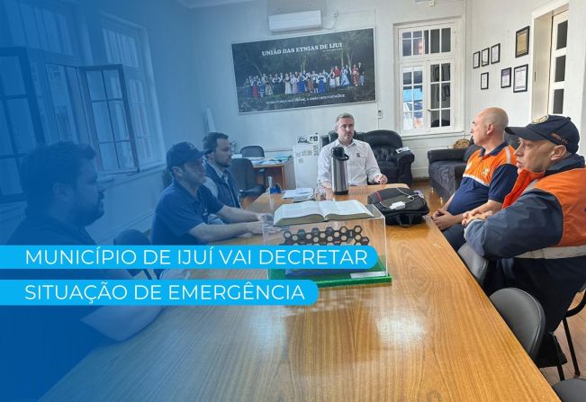 Município de Ijuí vai decretar Situação de Emergência