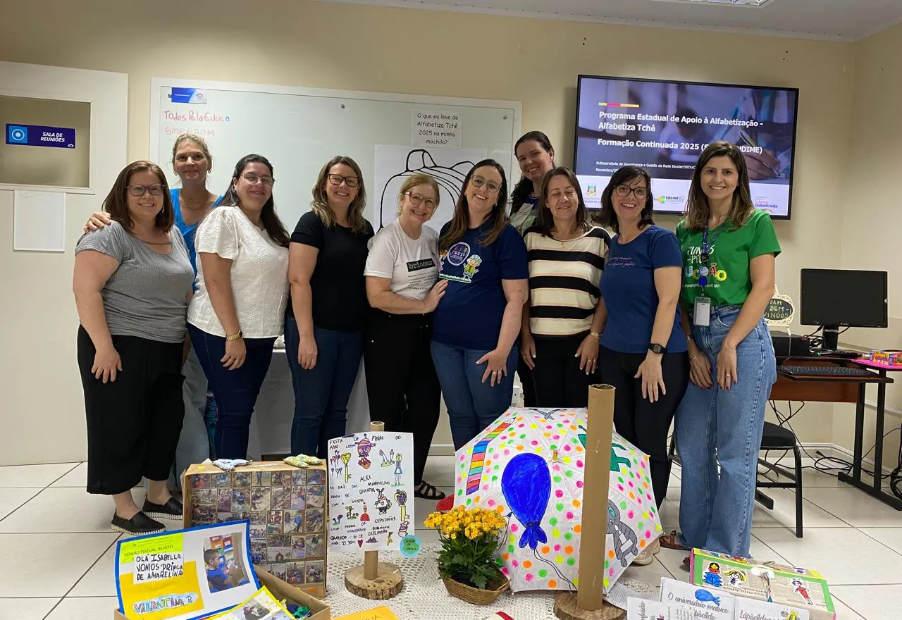 SMEd promove encontro de socialização das práticas de alfabetização