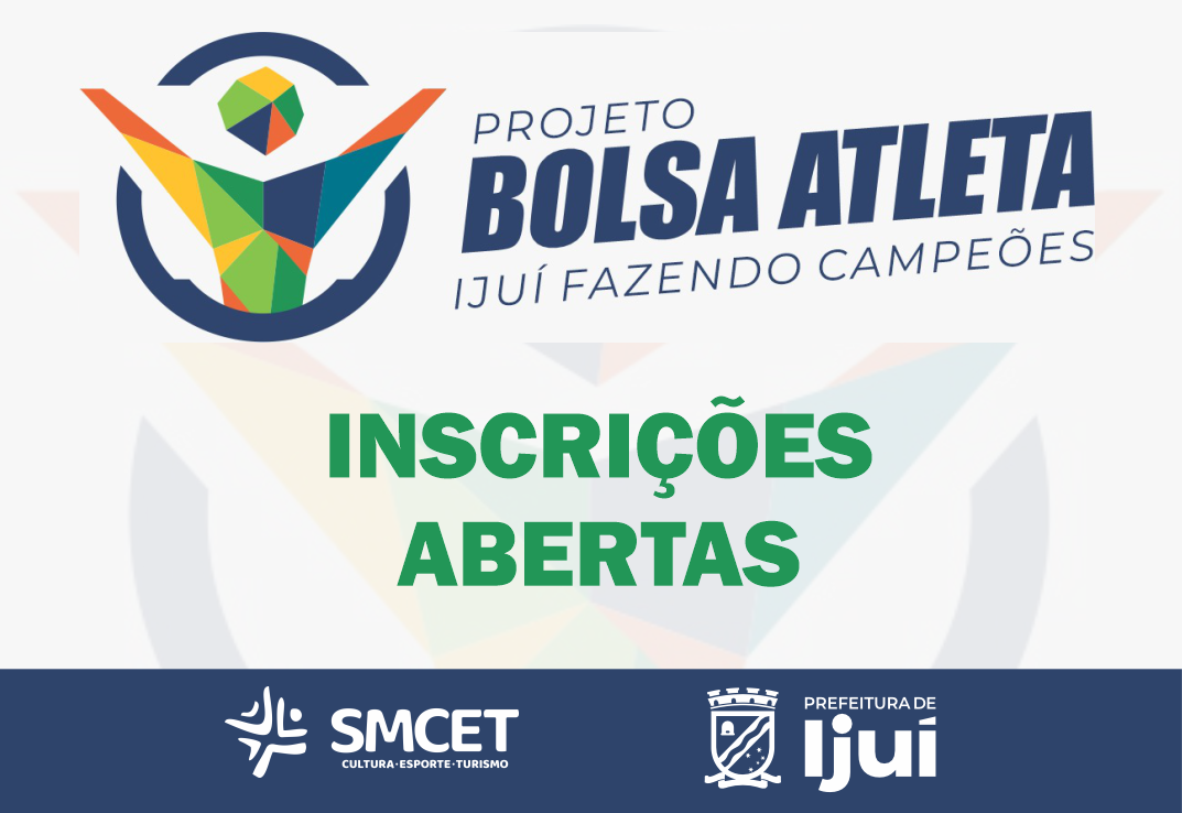Inscrições para o Bolsa Atleta iniciam dia 20